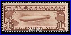 Momen Us Stamps #c14 Graf Zeppelin Mint Og Nh Lot #90659