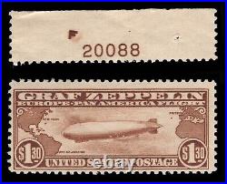 Momen Us Stamps #c14 Graf Zeppelin Mint Og Nh Lot #90659