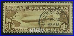 Momen Us Stamps #c14 Graf Zeppelin Used Lot #73871