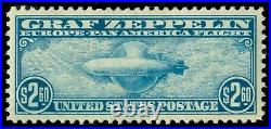 Momen Us Stamps #c15 Graf Zeppelin Mint Og H Xf Lot #71358