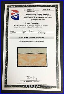 Momen Us Stamps #c19 Mint Og Nh Pse Graded Cert Xf-sup 95j Lot #92522