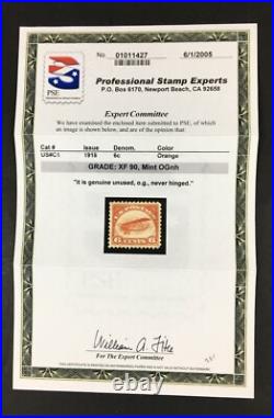 Momen Us Stamps #c1 Mint Og Nh Pse Graded Cert Xf-90 Lot #93345