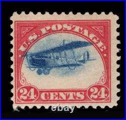 Momen Us Stamps #c3 Var. Highplane Airmail Mint Og Nh Lot #87234