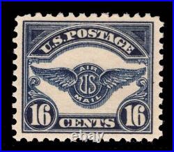 Momen Us Stamps #c5 Airmail Mint Og H Xf Pf Cert Lot #84005