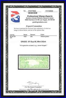 Momen Us Stamps #c9 Mint Og Nh Pse Graded Cert Xf-sup 95 Lot #79167