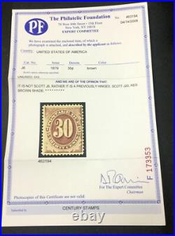 Momen Us Stamps #j20 Postage Due Mint Og Lh Pf Cert Lot #82135