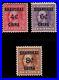Momen Us Stamps #k2-k4 Shanghai Mint Og Nh Lot #85222