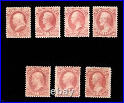 Momen Us Stamps #o114-o120 Official Mint Og H Lot #91683