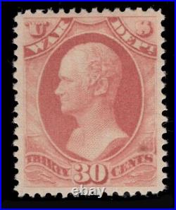 Momen Us Stamps #o120 Official Mint Og H Vf+ Pf Cert Lot #82241