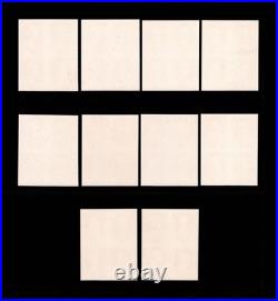 Momen Us Stamps #o72p4/o82p4 Blocks Of 4 Officials Proof On Card Lot #95323