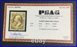 Momen Us Stamps #o76 Official Mint Og H Psag Cert Lot #90072