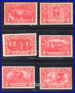 Momen Us Stamps #q1-q5, Q7 Mint Og Nh Pf Cert Lot #79575