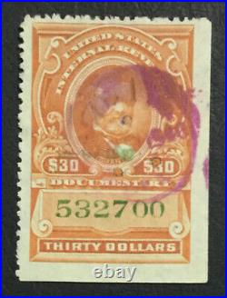 Momen Us Stamps #r282 Revenue Used Lot #71743