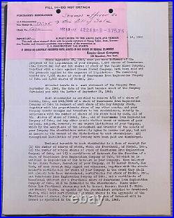 Momen Us Stamps #r331, R358(3), R344,352,354 Revenue Document Used Lot #93079-1