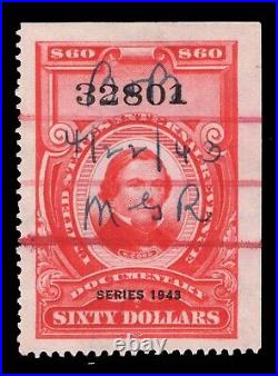 Momen Us Stamps #r382 Documentary Revenue Used Vf/xf Lot #86854