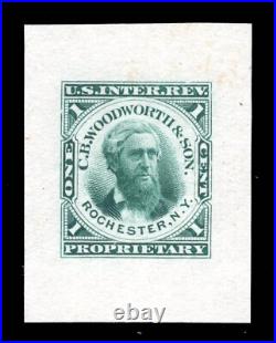 Momen Us Stamps #rt20p1 Plate Proof On India Xf Lot #94610