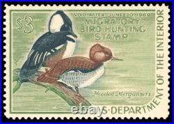 Momen Us Stamps #rw35 Mint Og Nh Pse Graded Cert Xf-sup 95j Lot #83646-8