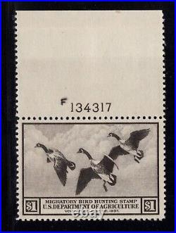 Momen Us Stamps #rw3 Duck Mint Og Nh Pse Graded Cert Xf-90 Lot #84581