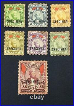 Momen Zanzibar Sg # 1896 Specimen Mint Og H £ Lot #230131-8828