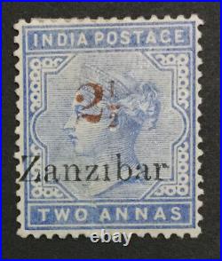 Momen Zanzibar Stamps Sg #40 1898 Mint Og H Lot #208706-2898