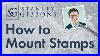 Stamp Collecting For Beginners Mounting Stamps