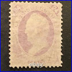 U. S. 1870' Stamp #153 General Scott Momen MH Disturbed Gum 24 cent Purple